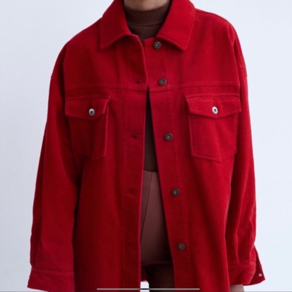 ZARA CORDUROY SHACKET